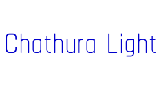 Chathura Light шрифт